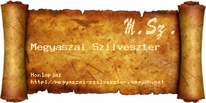 Megyaszai Szilveszter névjegykártya